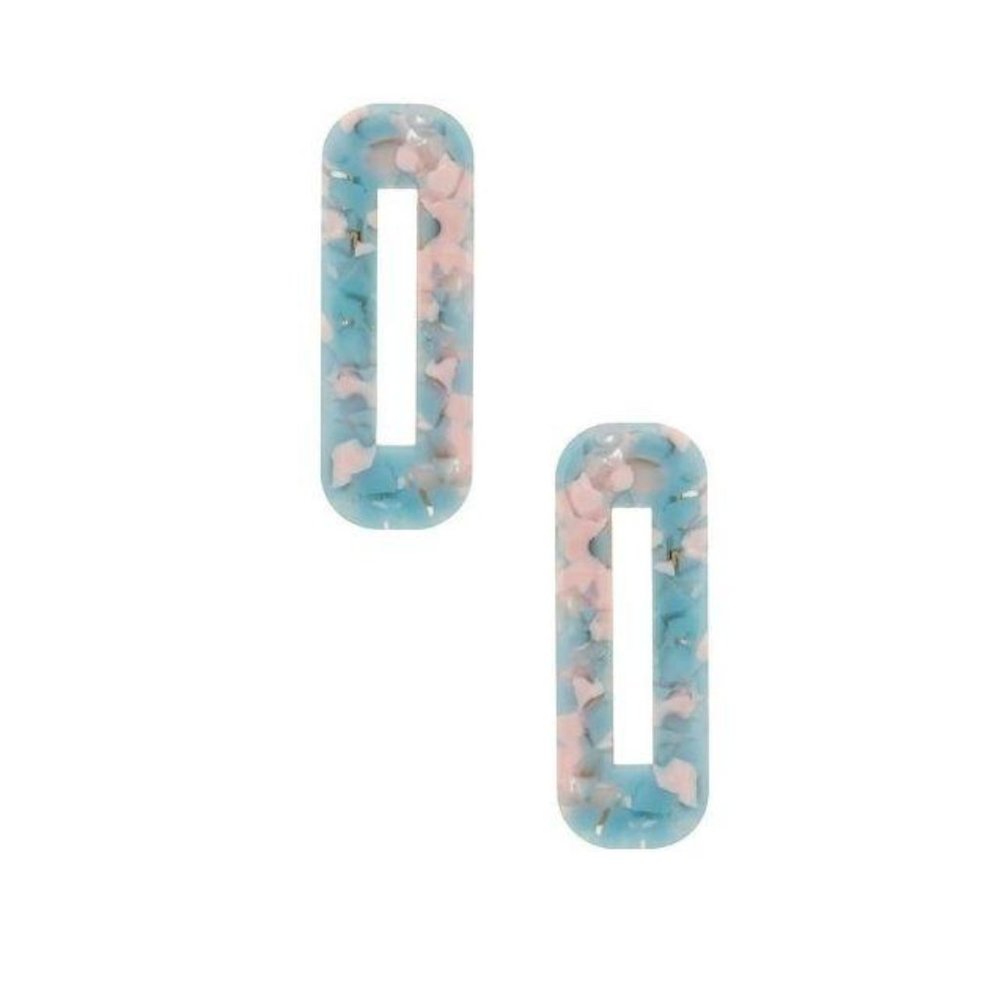 NWT 8 OTHER REASONS Spice Clip in Blue (Pair) - Picture 2 of 3